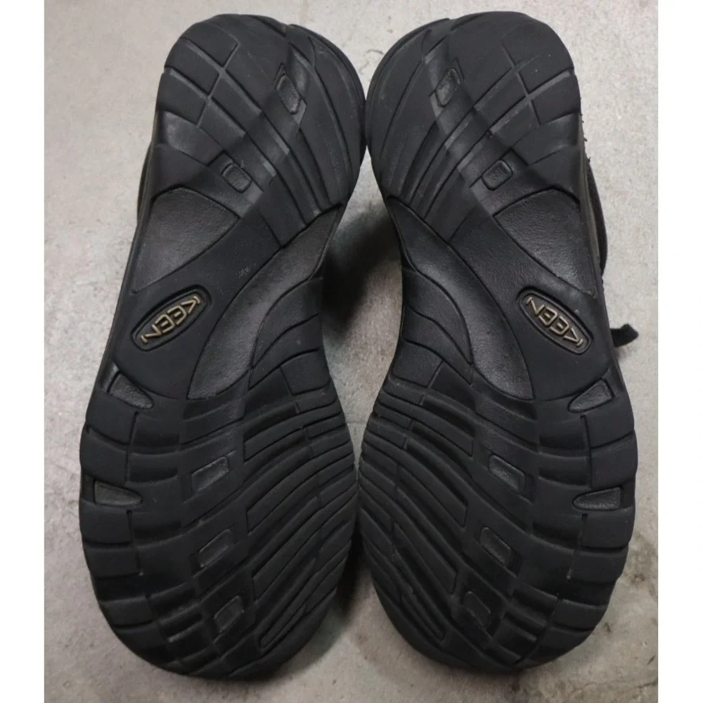 KEEN Austin Mens Black Leather Oxford Shoes Size 11.5‎ US